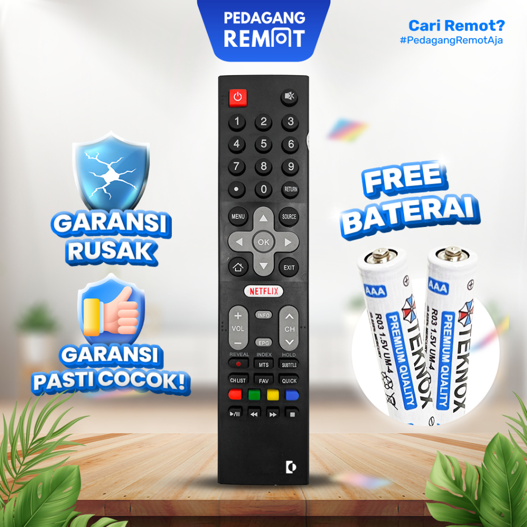 Remote TV Coocaa Android Smart TV Slim Infinity Remot TV Coocaa 32S5C 40S5C