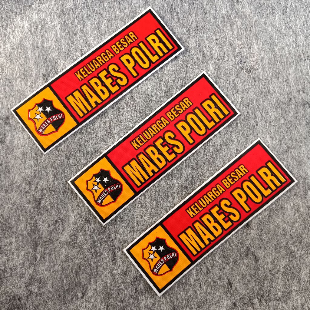 Stiker Keluar Besar Mabes Polri / Stiker Mabes Polri