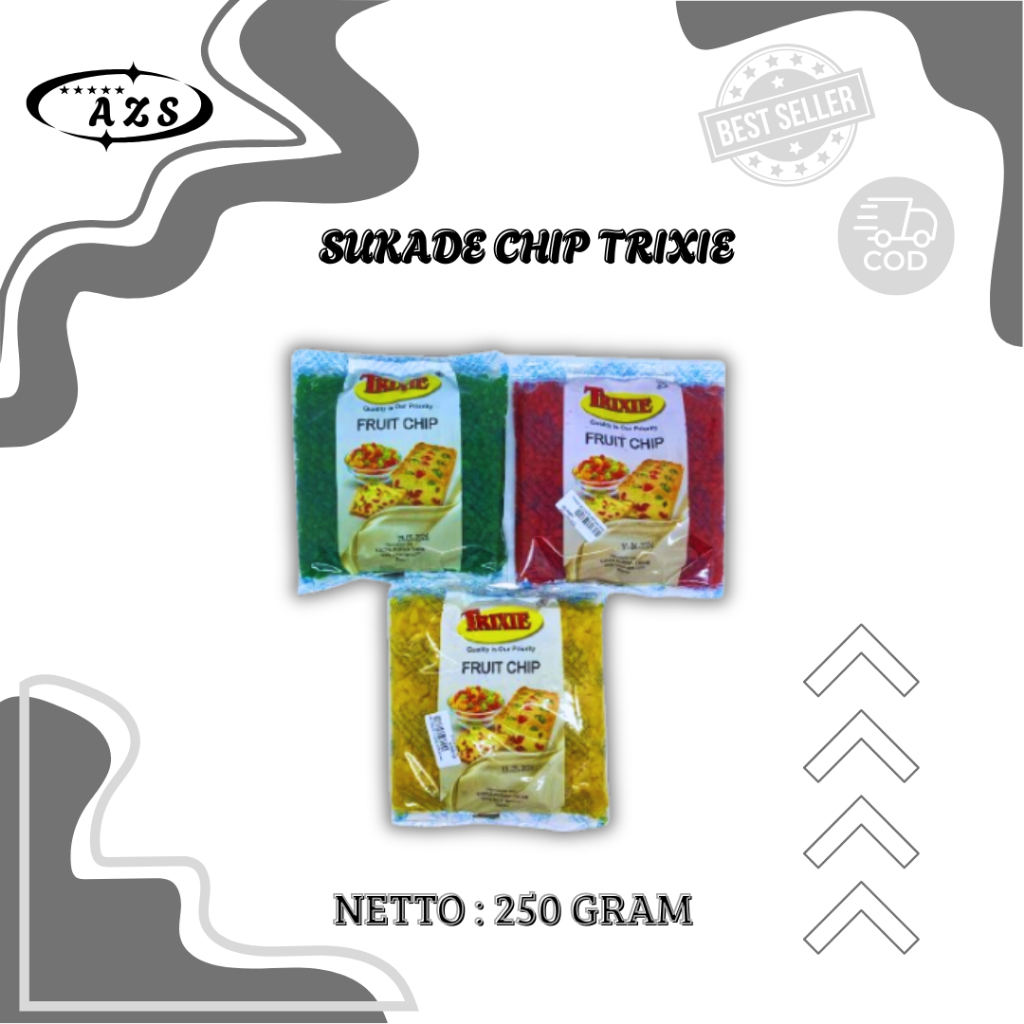 SUKADE CHIP TRIXIE [ BUAH KERING ] 250 GRAM