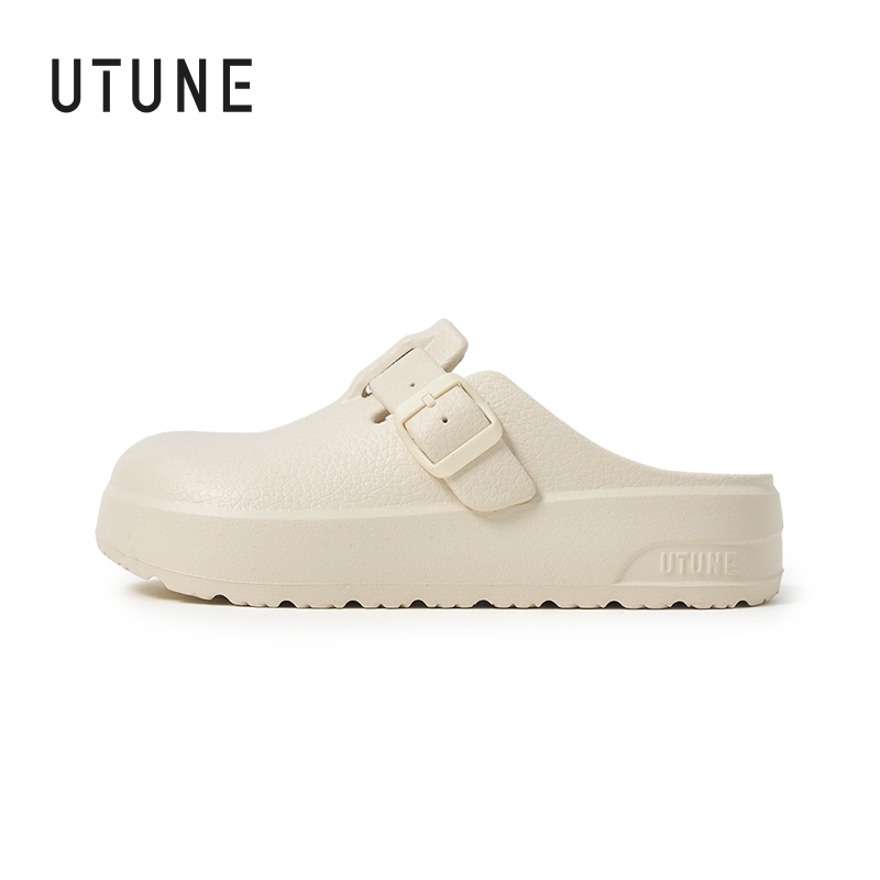 UTUNE Sandal Wanita Wandal Luar Ruangan Anti Selip Tahan Air Sandal Birkenstock Unisex