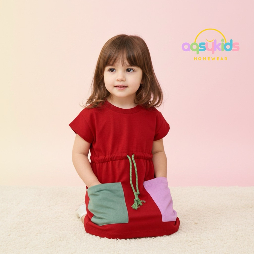 TUNIK SHASA | Tunik Anak Perempuan | Dress Anak Perempuan | Tunik Kaos Anak Perempuan