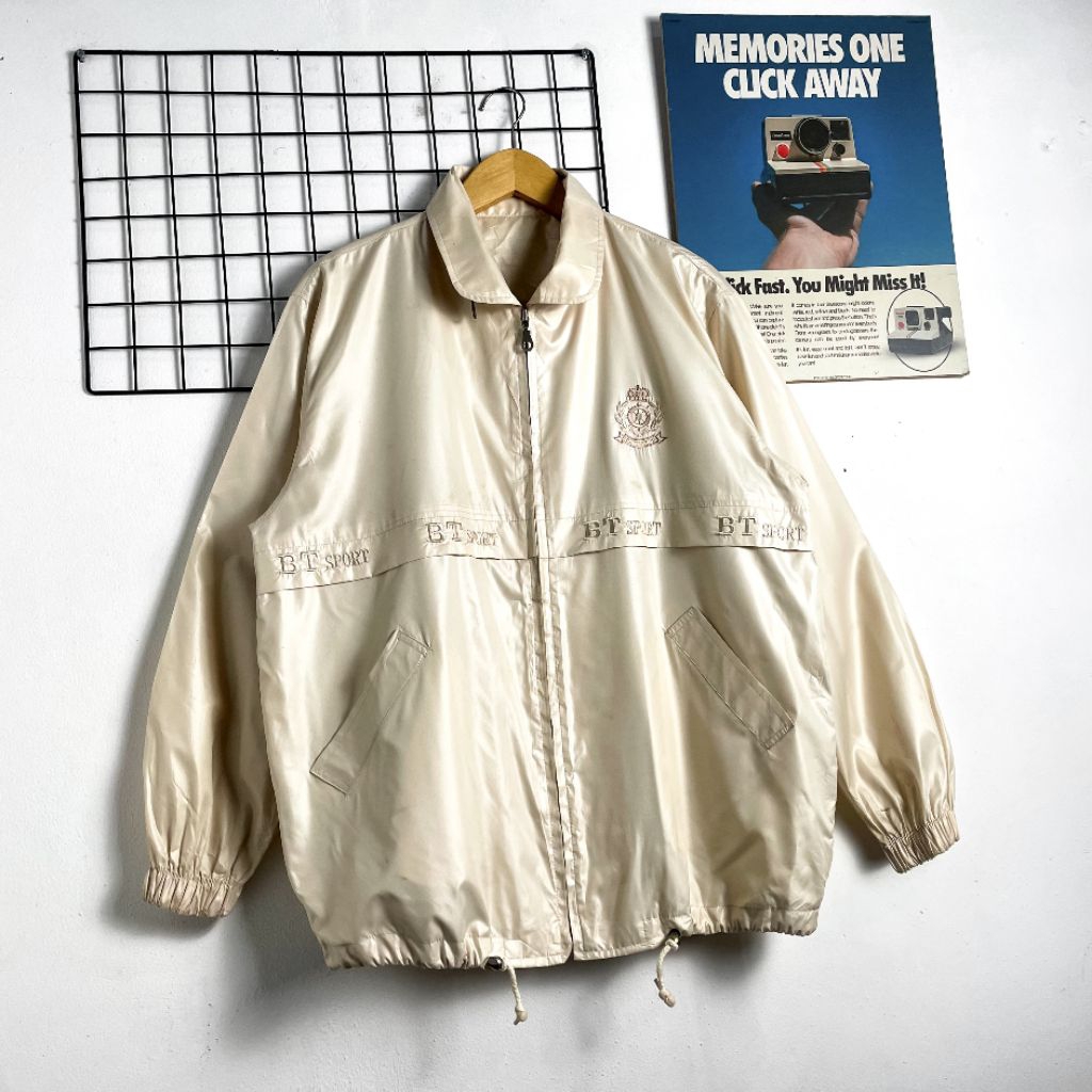 BT SPORT JAKET CASUAL VINTAGE, JAKET WINDBREAKER VINTAGE, JAKET WANITA, JAKET PRIA, HARRINGTON, PARK