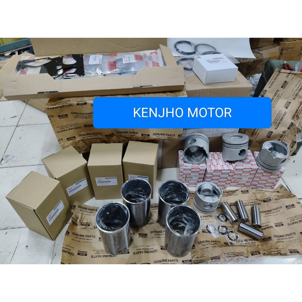 piston +Ring set +Liner + paking set gravit Isuzu panther 2.5 /4JA1 (belum turbo)
