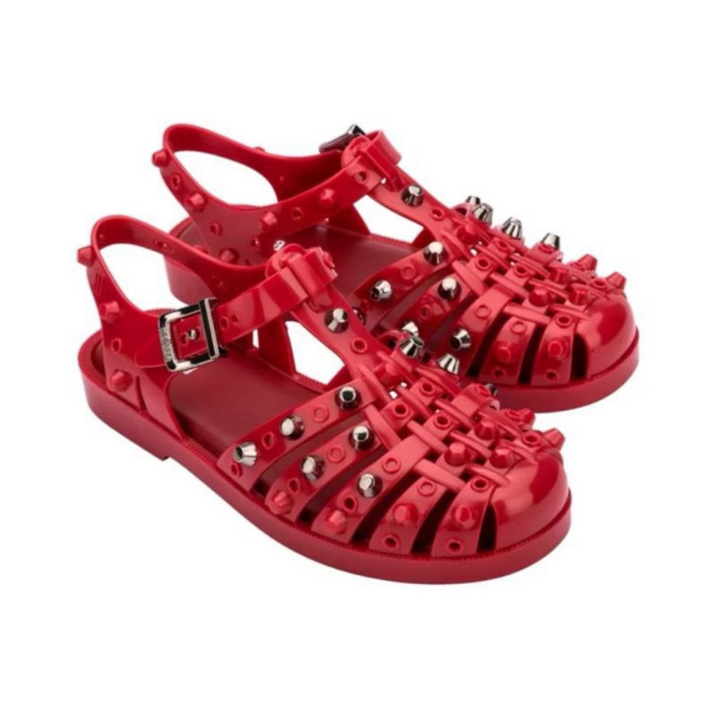 SALE MELISSA POSSESSION STUDS AD RED/SILVER