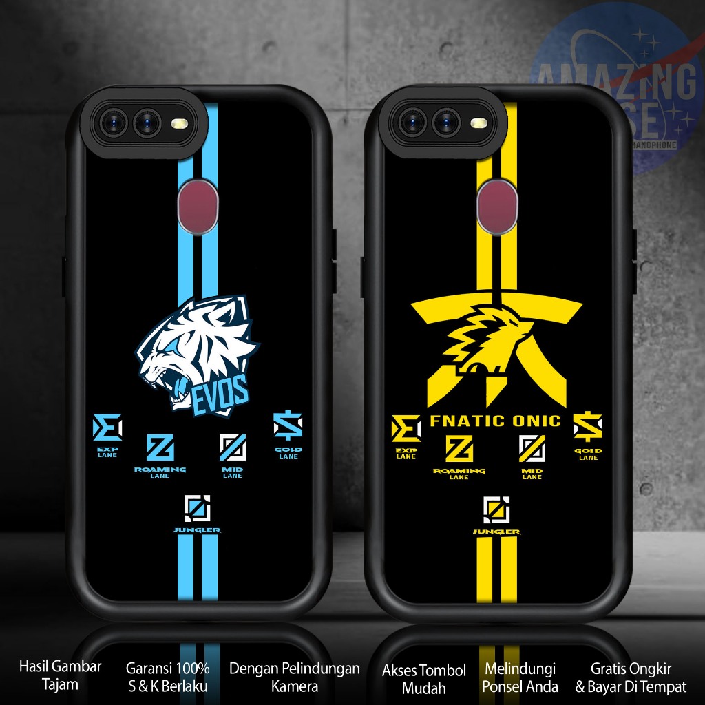 Softcase Glass kaca For OPPO F9 F9 PRO REALME 2 PRO AX7 MLBB Casing Handphone Case Hp Procamera