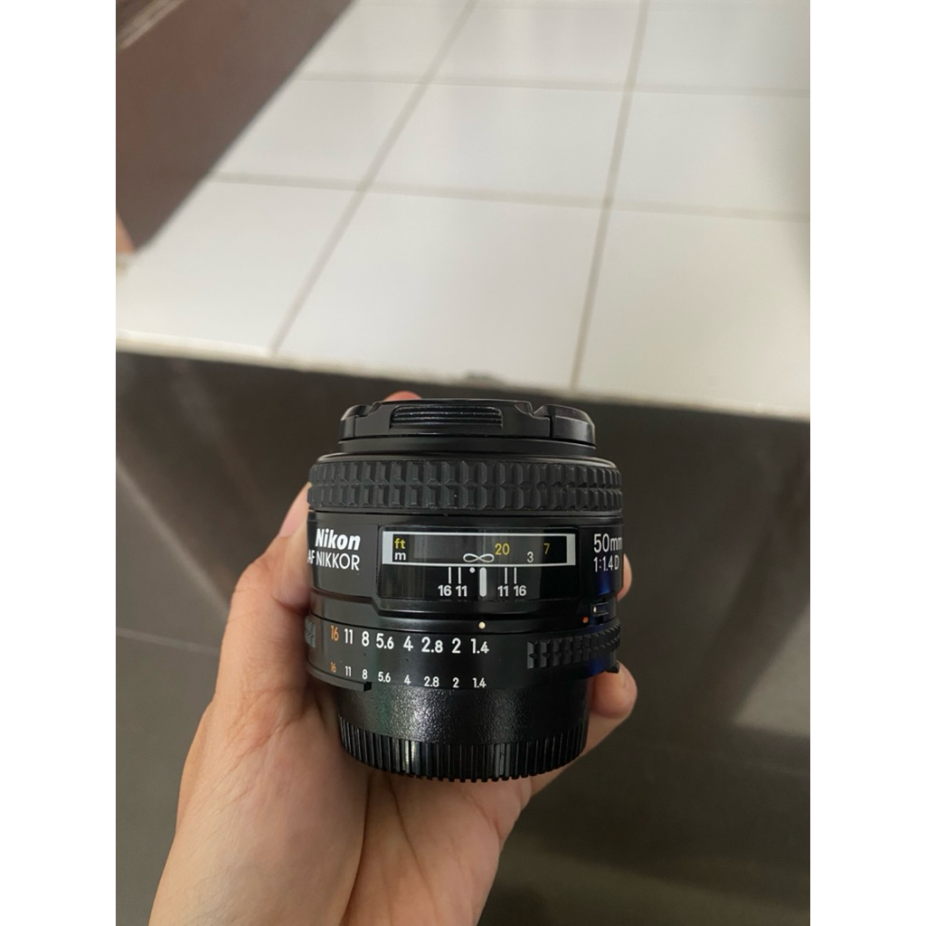 LENSA FIX NIKON AFD 50MM F1.4 MULUS