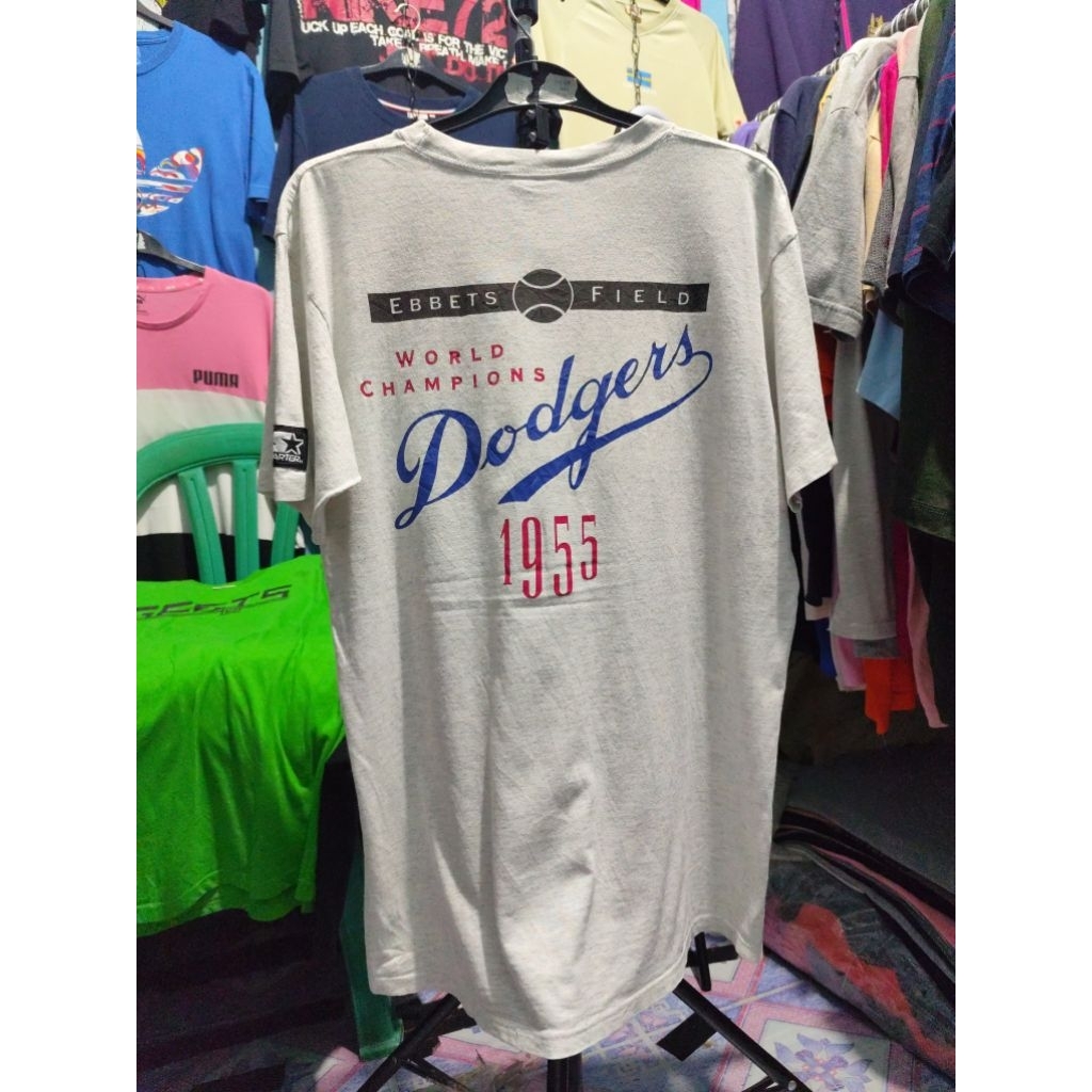 Starter Cooperstown Collection – Brooklyn Dodgers 1955 Tee (Made in U.S.A.)(late 80s–early 90s) Patc