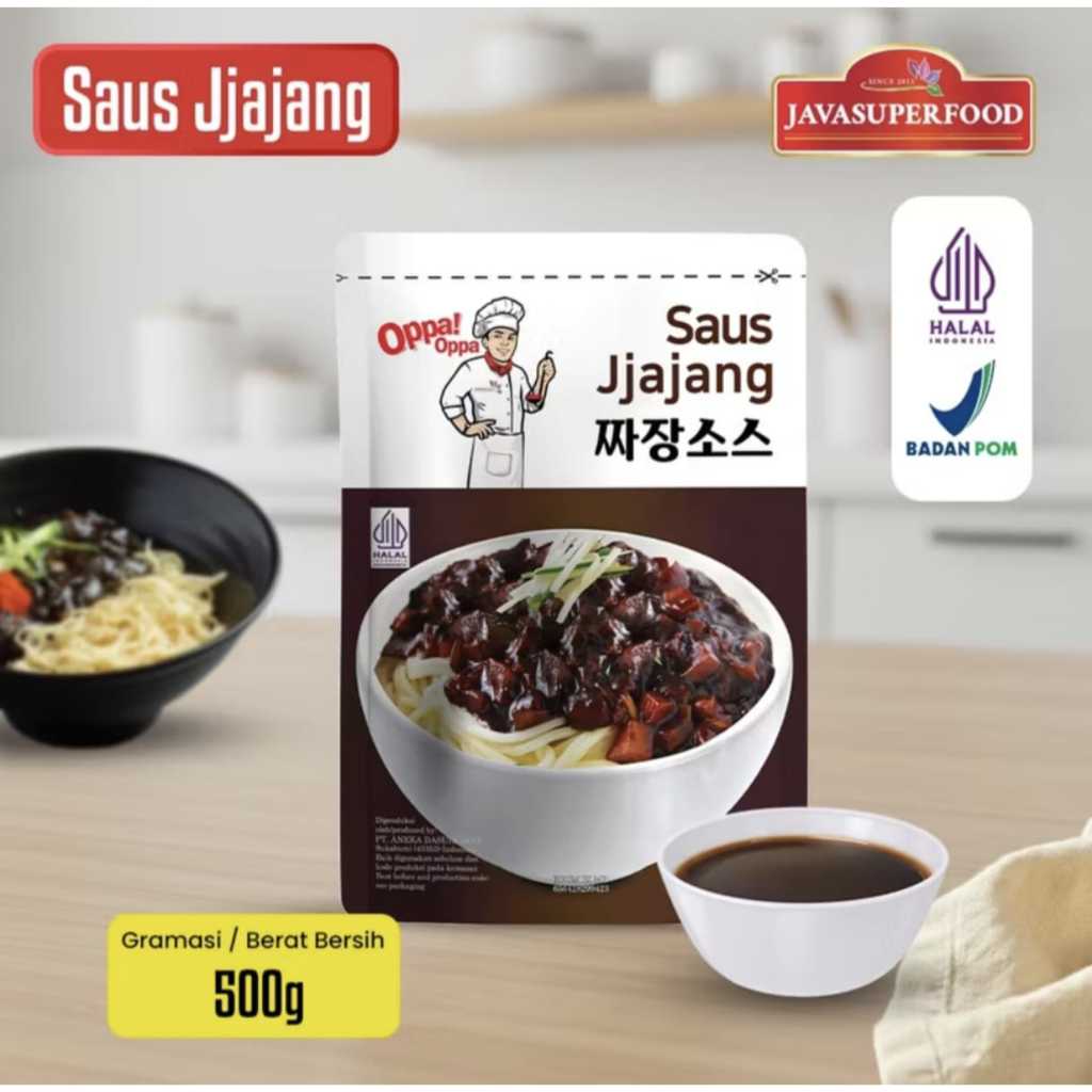 Saus Jjajang Jajangmyeon - Pasta Kedelai Hitam - 500g - Halal