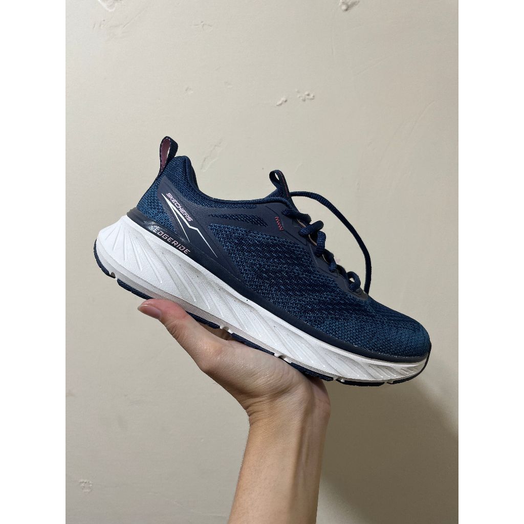 SEPATU WANITA SKECHERS EDGERIDE POWER FLOW ORIGINAL NAVY 150471NVPK