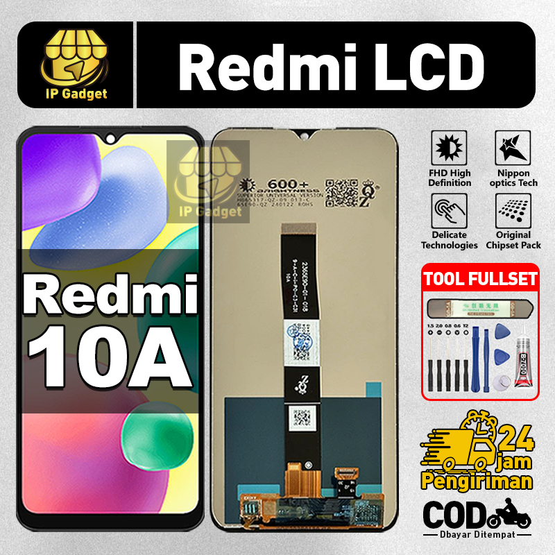 ORI FOR LCD Redmi 10a Fullset Original LCD HP Redmi 10a Asli Touchscreen Layar Sentuh HP COD