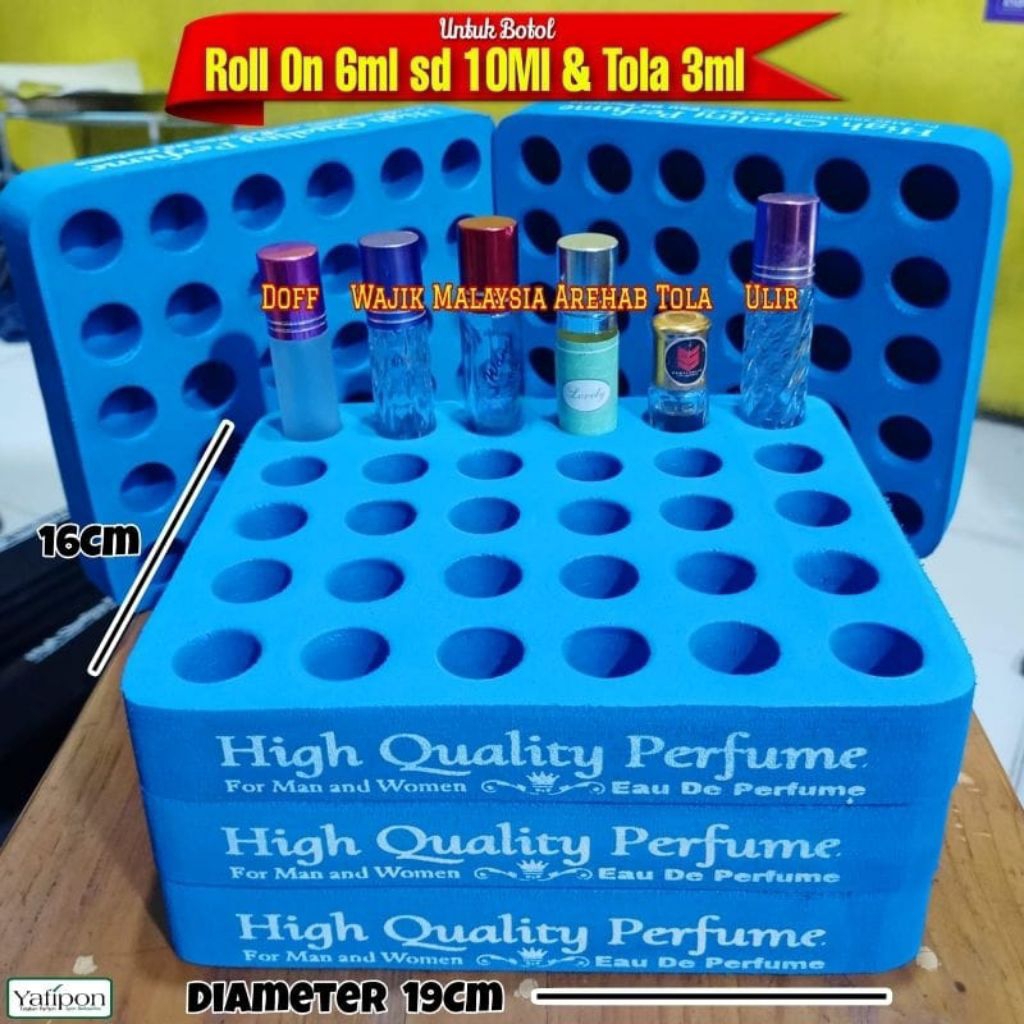 Display Parfum Roll on 30 Lubang