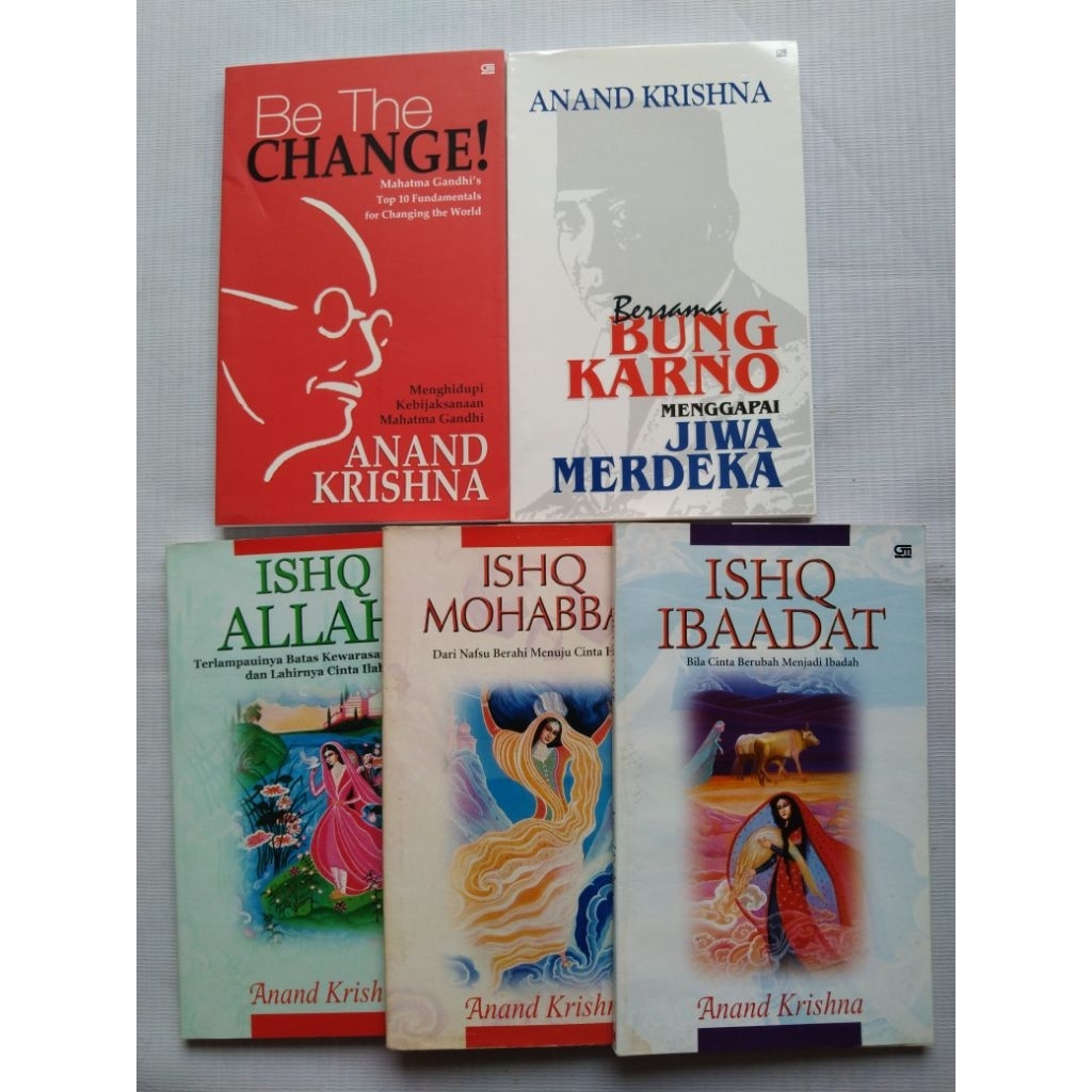 Buku Buku Karangan Anand Krishna Inspirasi, Motivasi, Roman dan Religi