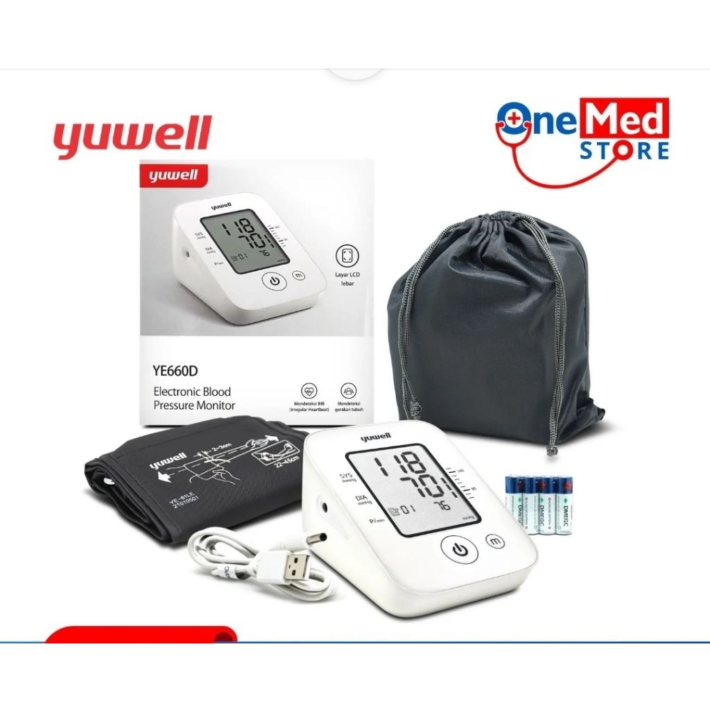 Tensimeter Yuwell YE660D / TENSIMETER DIGITAL YUWELL