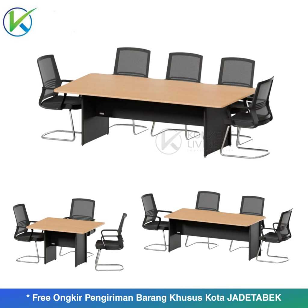 Meja Meeting Rapat Ukuran Meja QD 120 QD 180 QD 240