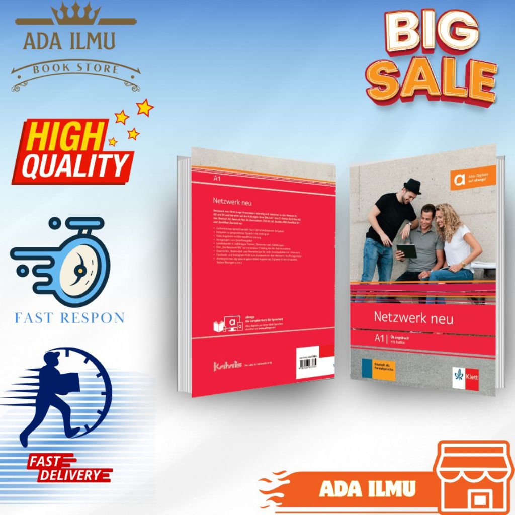 Buku Belajar Bahasa Jerman Netzwerk neu A1 Ubungbuch