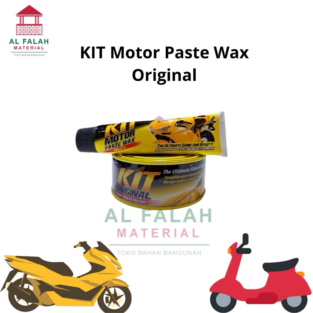 Kit Original Mengkilapkan dan Melindungi Cat Mobil Motor | Kemasan Tube & Kaleng