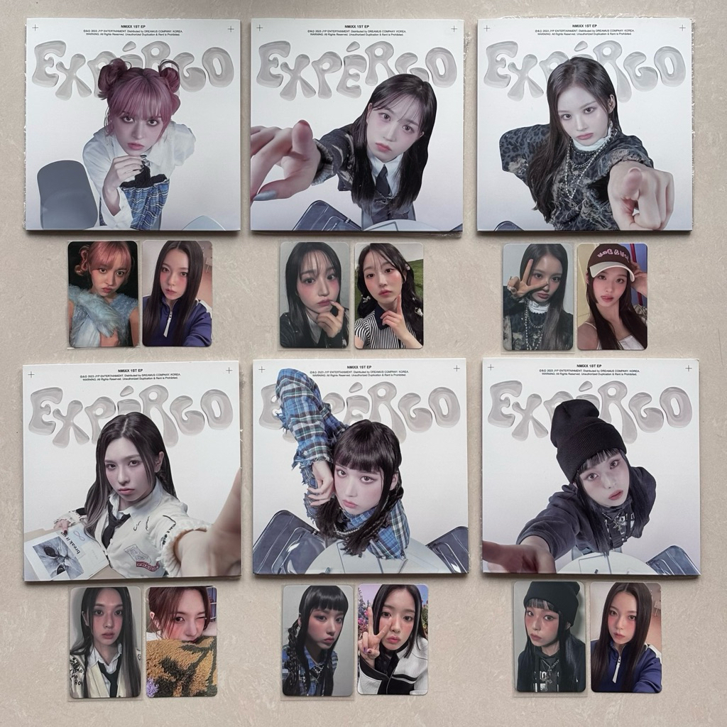[READY FULL COMPLETE SET UNSEALED] NMIXX 1st EP Mini Album expergo Digipack Ver. Cover CD Photobook 