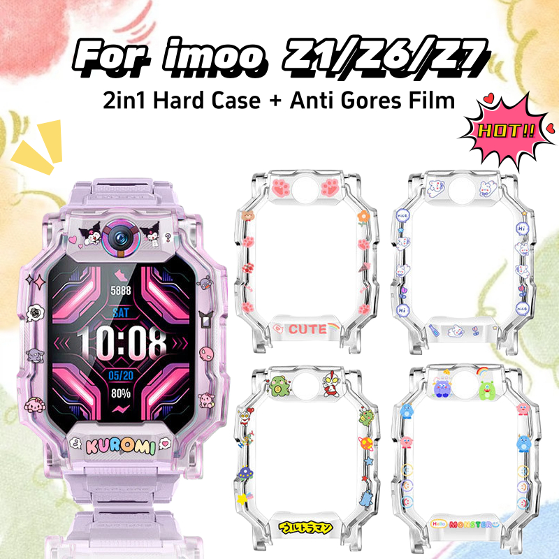 Casing Pelindung imoo Z1/Z6/Z7/Q1 - Soft Anti Jatuh, Printing Transparan