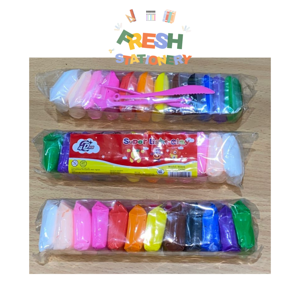 MAINAN MAGIC CLAY 12 WARNA 4D