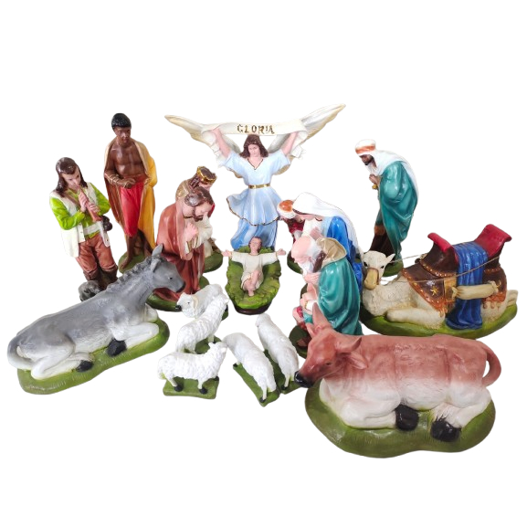 SET PATUNG NATAL TUHAN YESUS DAN BUNDA MARIA 60 CM / HAMPERS CHRISTMAS