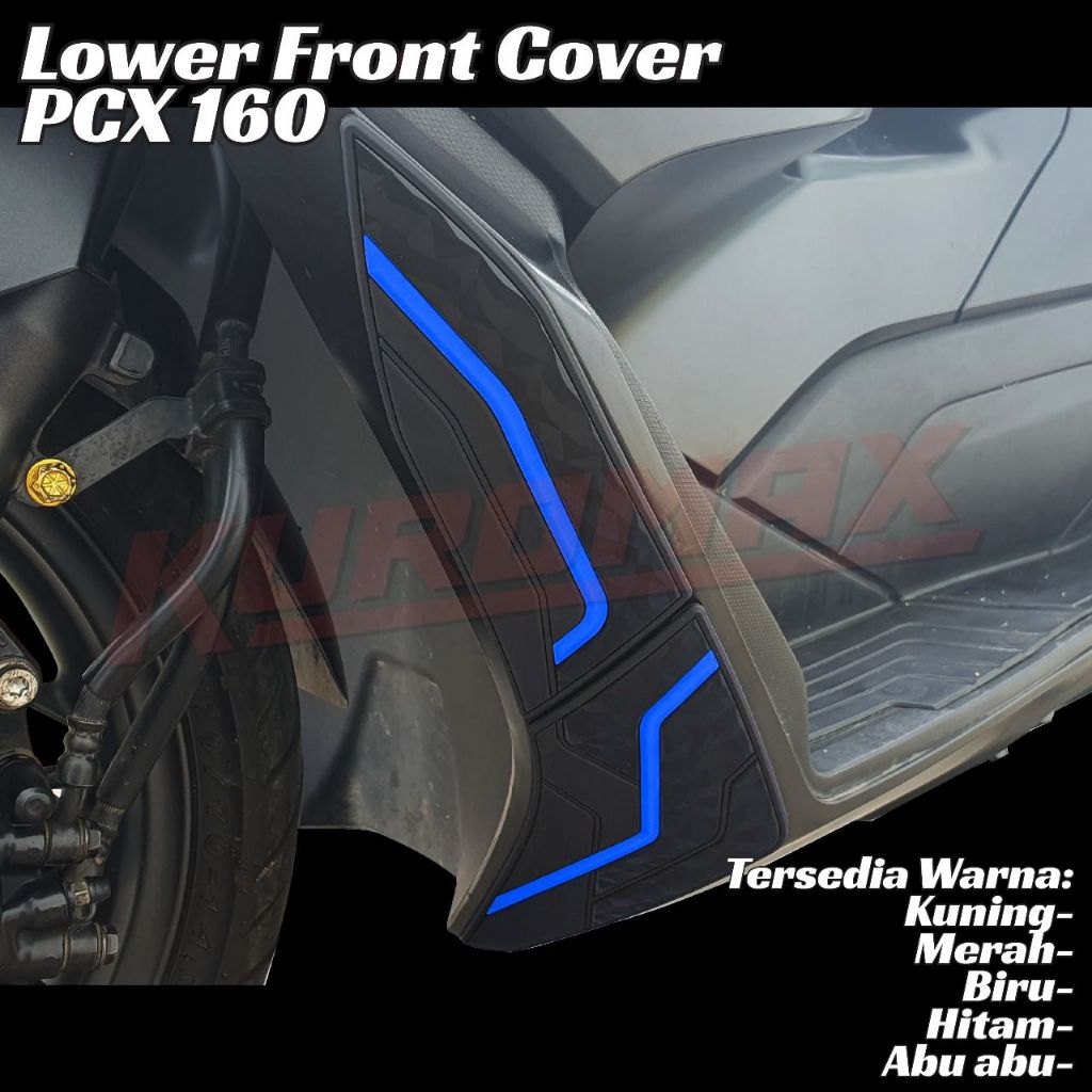 Kuromaxx Lower Front Cover Pcx 160/Aksesoris Motor Honda/Cover Motor Pcx/Pelindung Motor