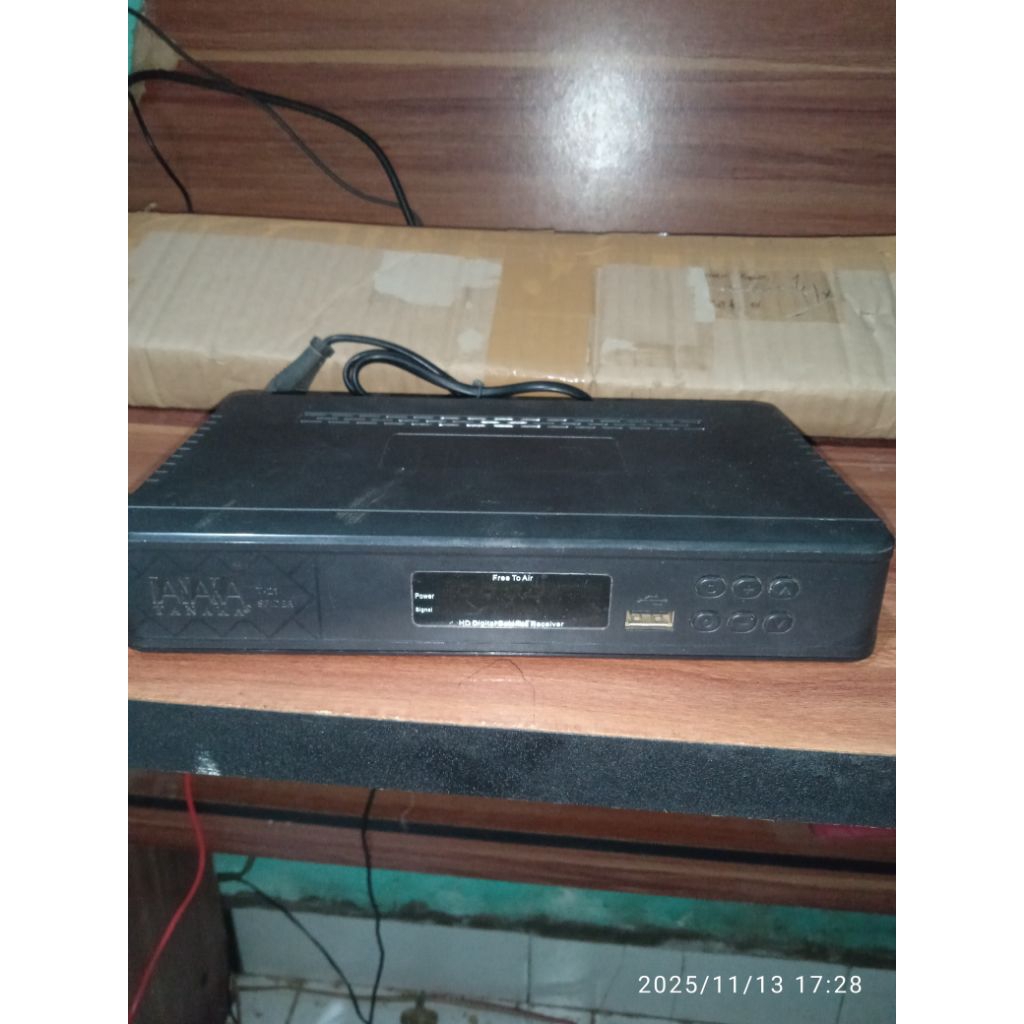 Receiver HD Tanaka Spider T21 Parabola C Ku Band T-21 Mpeg4 ORI