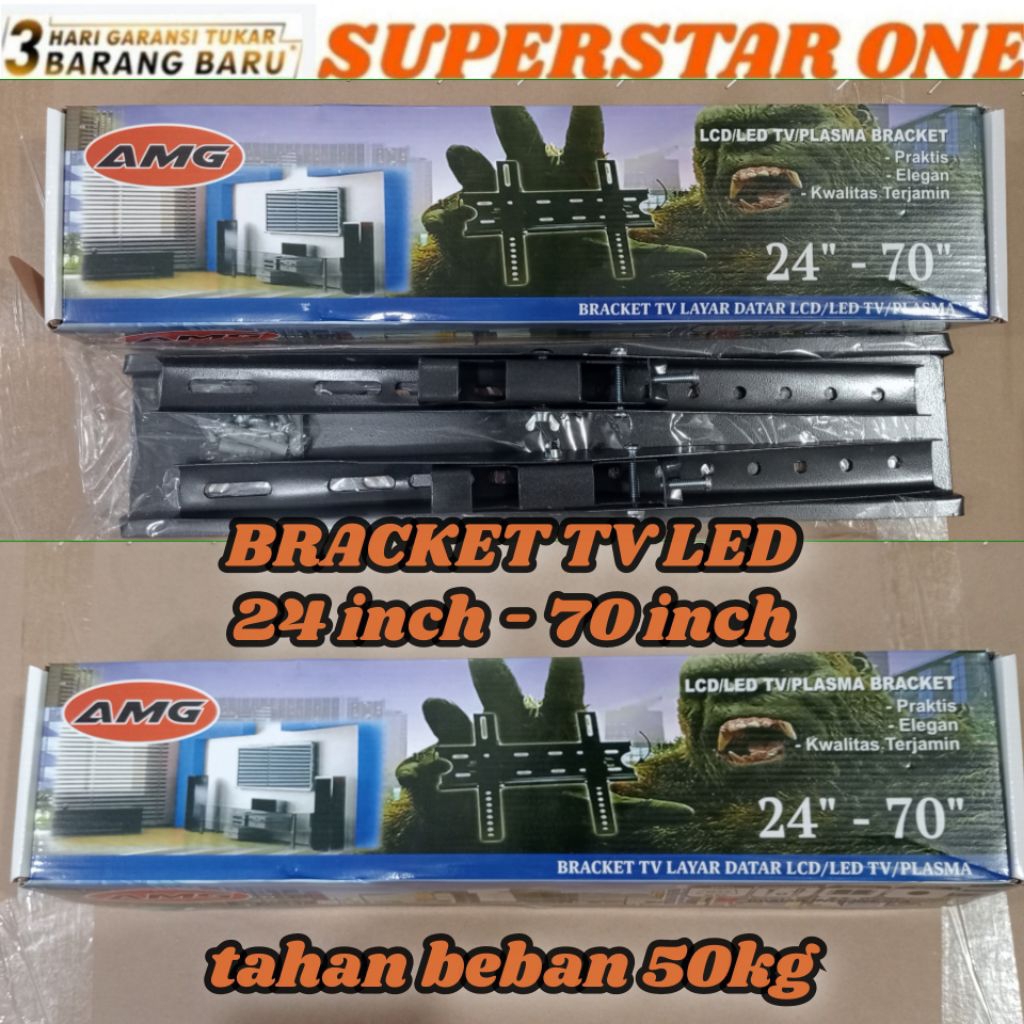 penopang tv led 24 inch - 70 inch/bracket tv led 24 inch - 70 inch