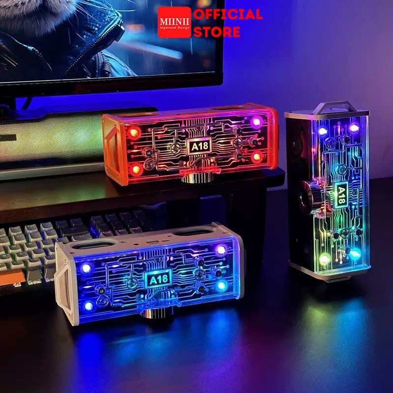 MIINII Speaker Bluetooth RGB A18 10W Powerful Sound 2 Speaker Sub Woofer Super Bass