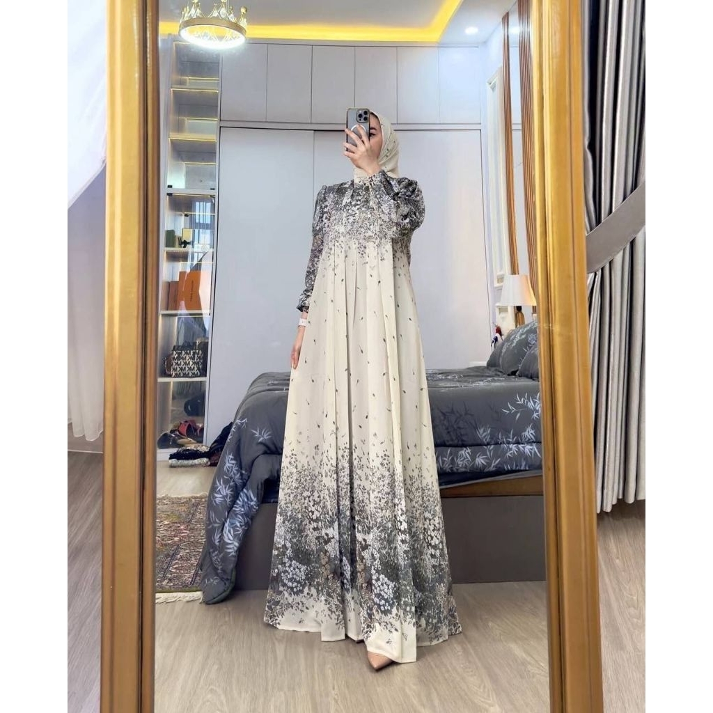 set hijab Tiara / set hijab / gamis Tiara / gamis set hijab / hujat Tiara / gamis wanita