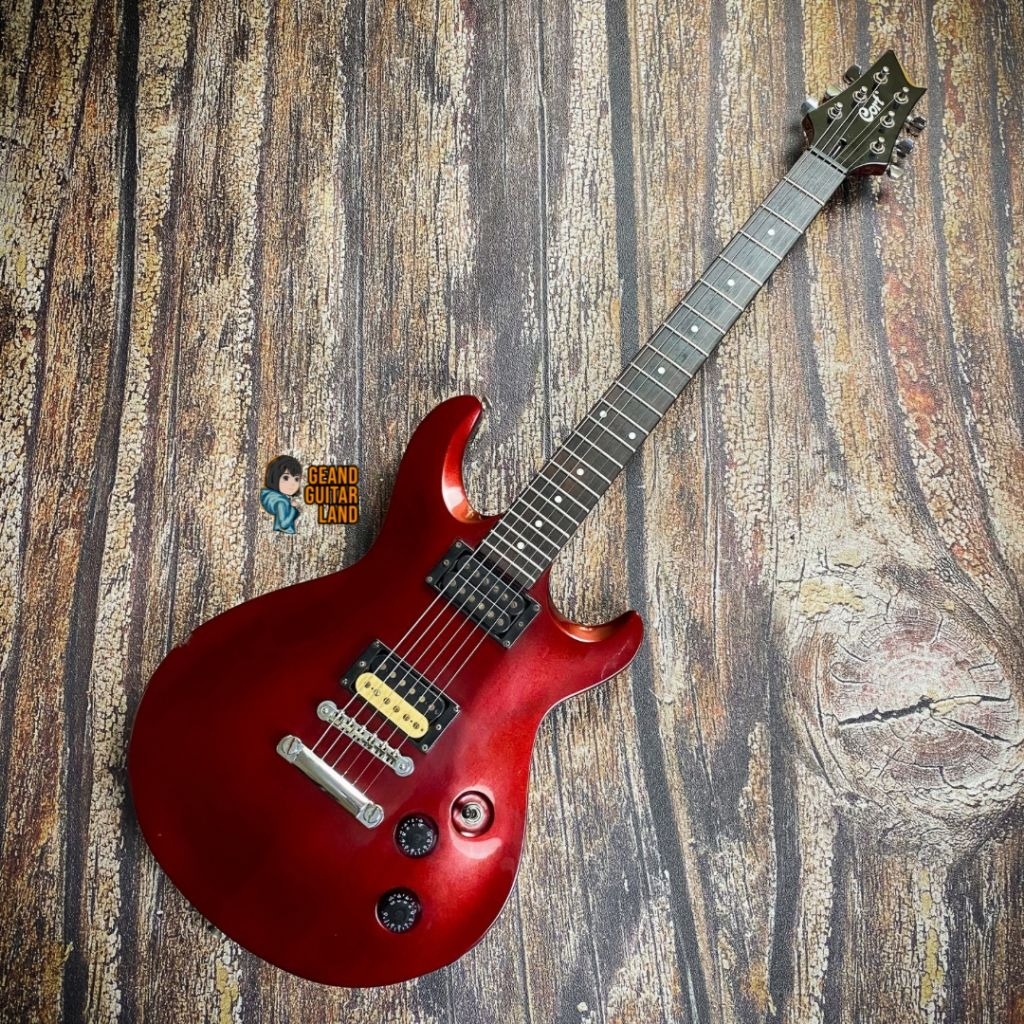Cort M200 Electric Guitar Made in indonesia in Metallic Red