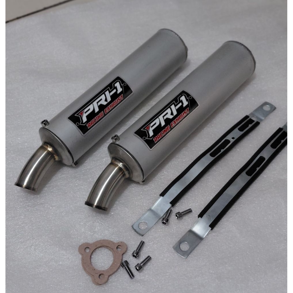 silincer slencer knalpot 2tak PRI-1 Racing Original Rx king Ninja r Ninja rr fizr model pdk repsol s