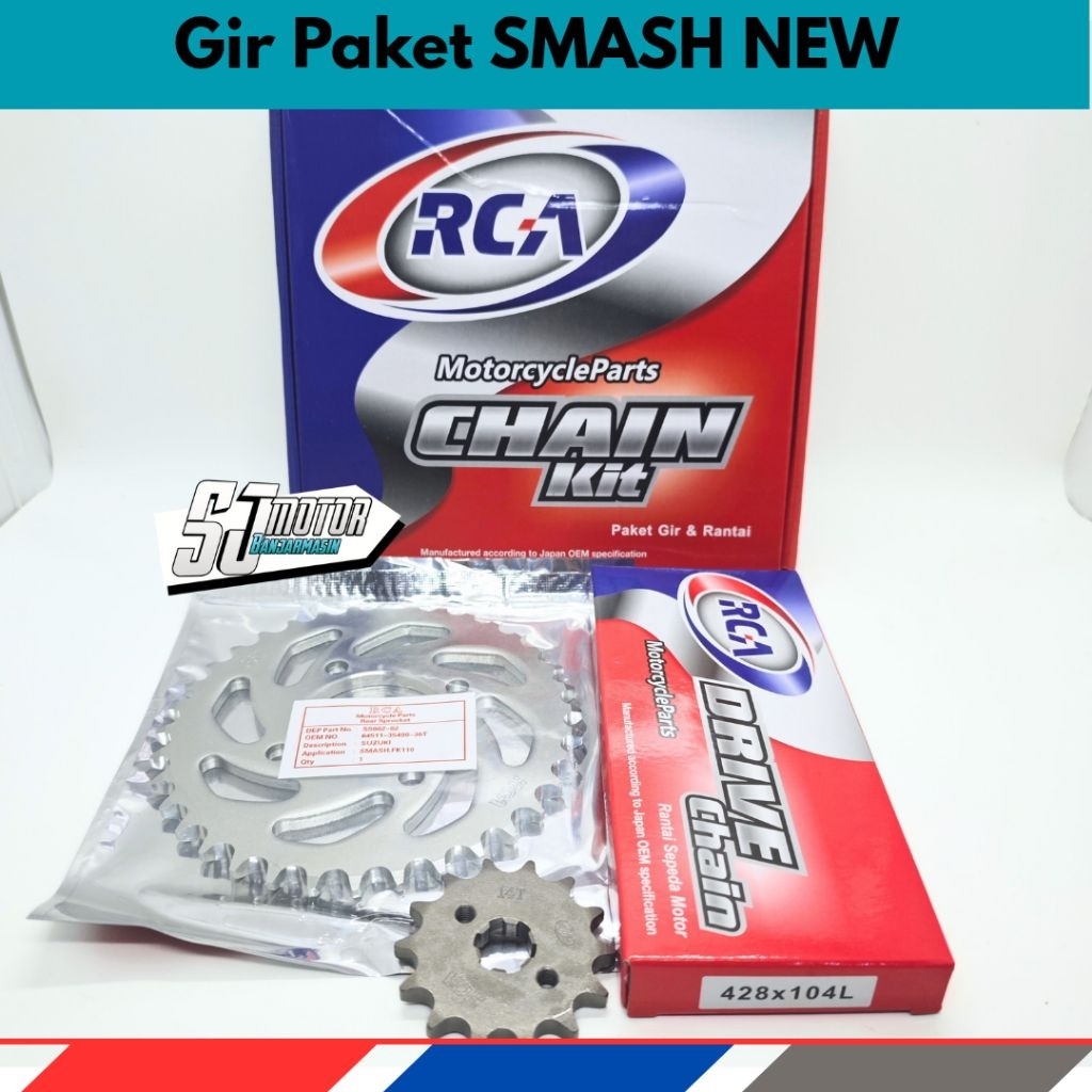 Gir Paket Gir Set RCA Smash New Smash Titan