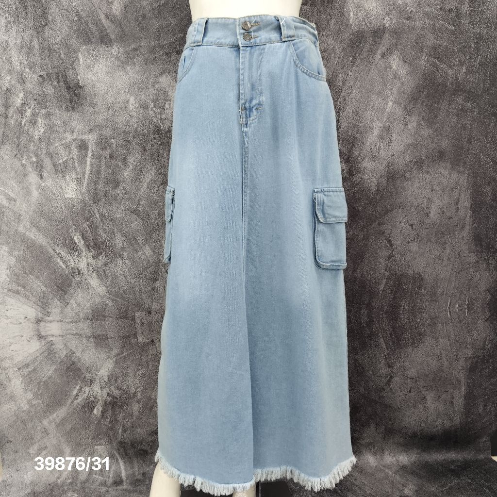 Rok Jeans Cargo Cewek Jakarta Original*