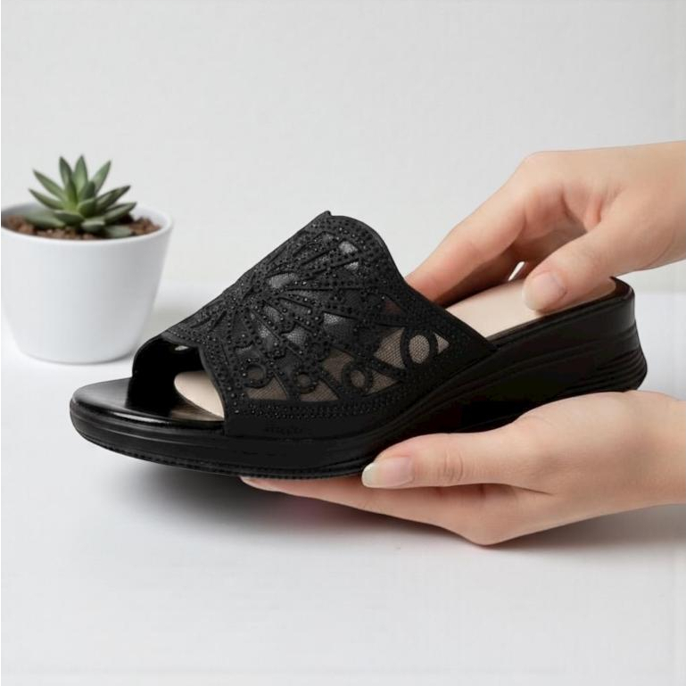 Sandal pesta wanita Terlaris terbaru kekinian/sendal selop Kondangan perempuan wanita 2025