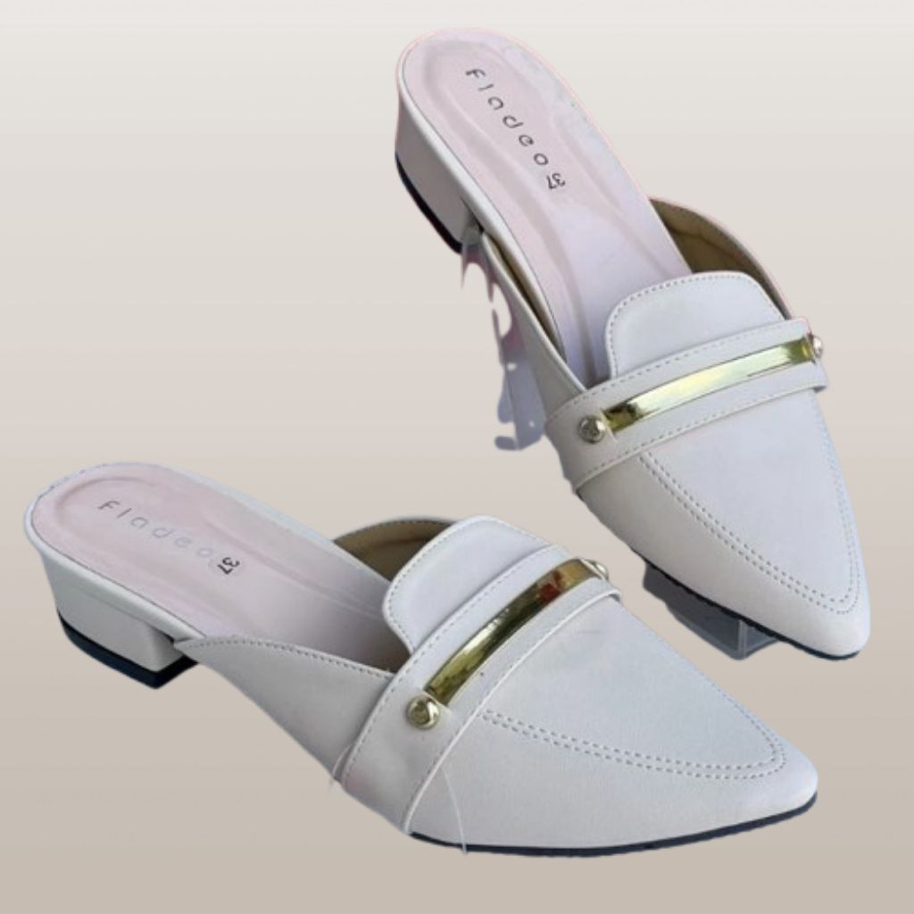 Fladeo Selop Wanita Heels 3cm B01