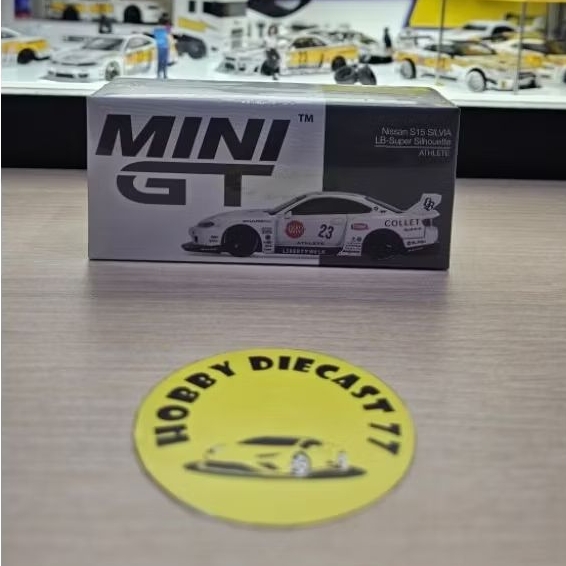 MINI GT Nissan S15 silvia LBWK White Athlete segel
