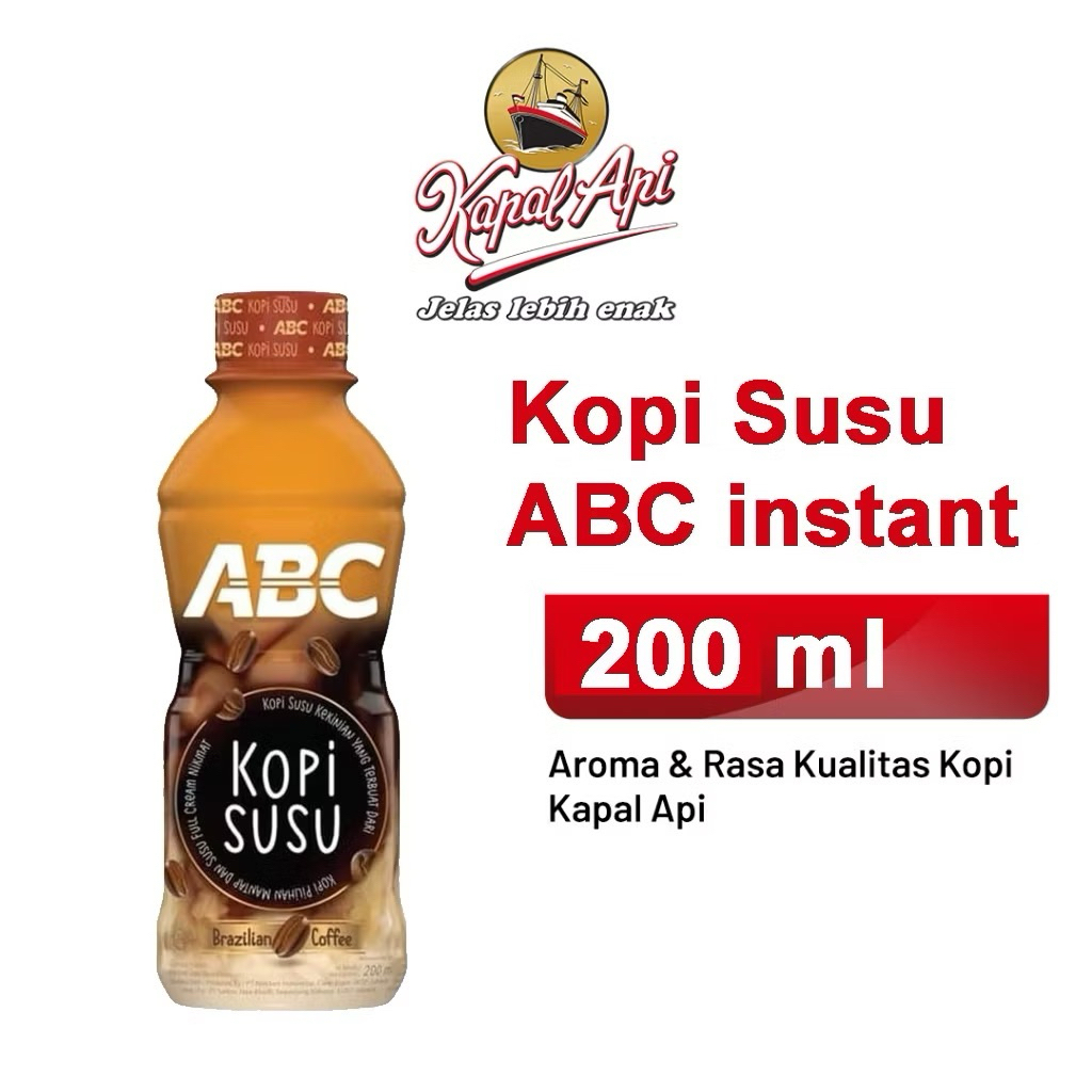 ABC Kopi Susu botol 200ml