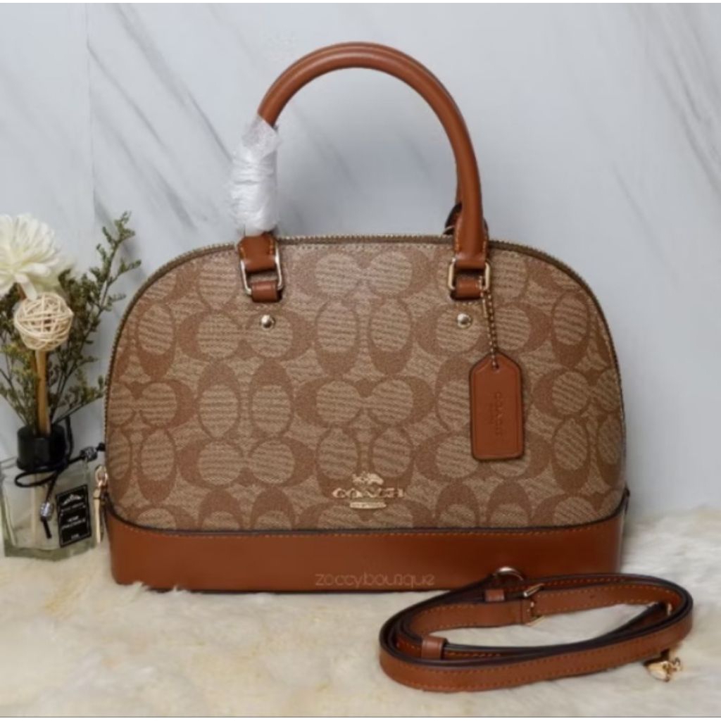PL Coach Mini Sierra bag Coklat