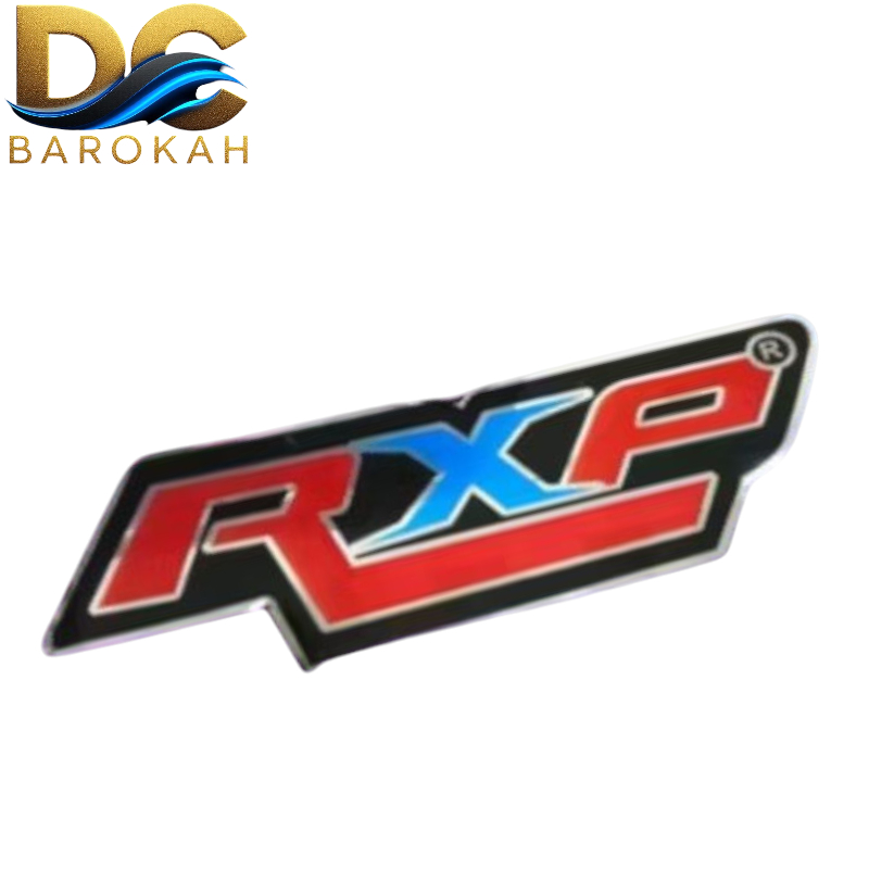 Emblem knalpot RXP All slinceer free paku rivet Motorcycle