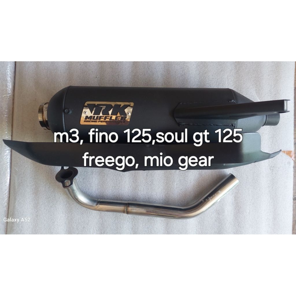 knalpot STANDAR RACING. MERK RK MUFFLER. M3, FINO, SCOOPY, BEAT