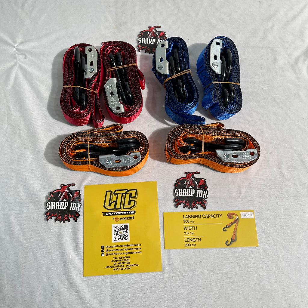 tali tie down LTC tali tie down TIE DOWN MOTOR TRAIL STRAPS Pengikat Motor Trail LTC tie down NOT EX