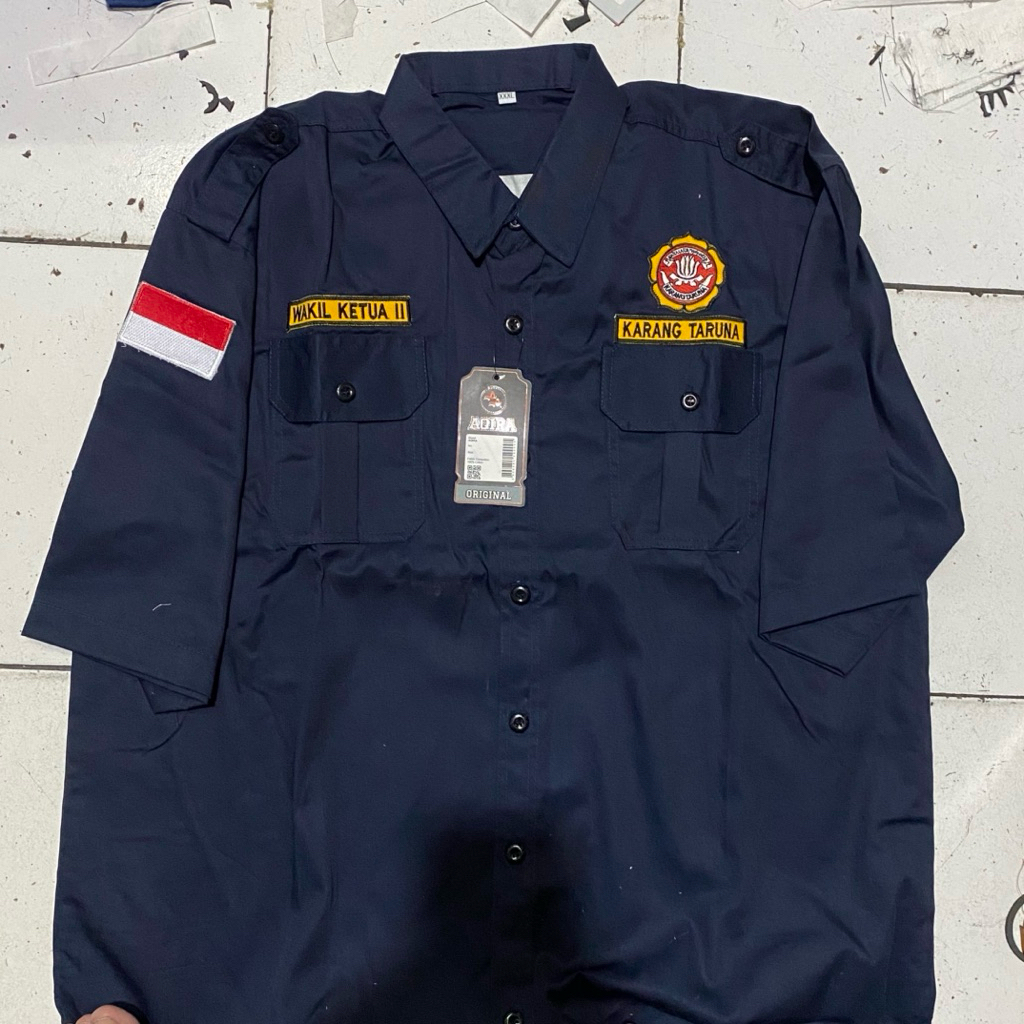 SERAGAM KARANG TARUNA/KEMEJA KARANG TARUNA FULL BORDIR/KEMEJA CUSTOM BORDIR/KEMEJA KARANG TARUNA LEN