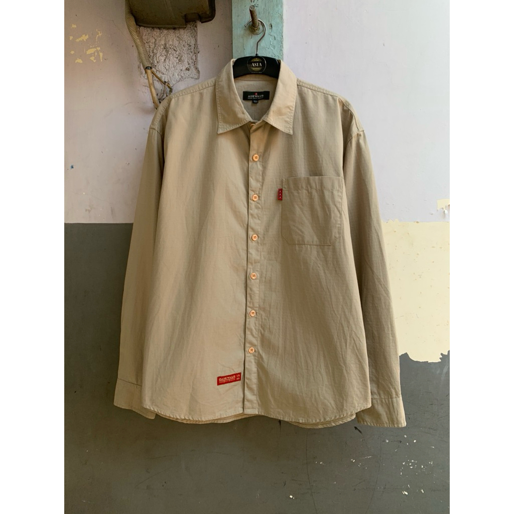 kemeja pria airwalk ripstop lengan panjang size XL