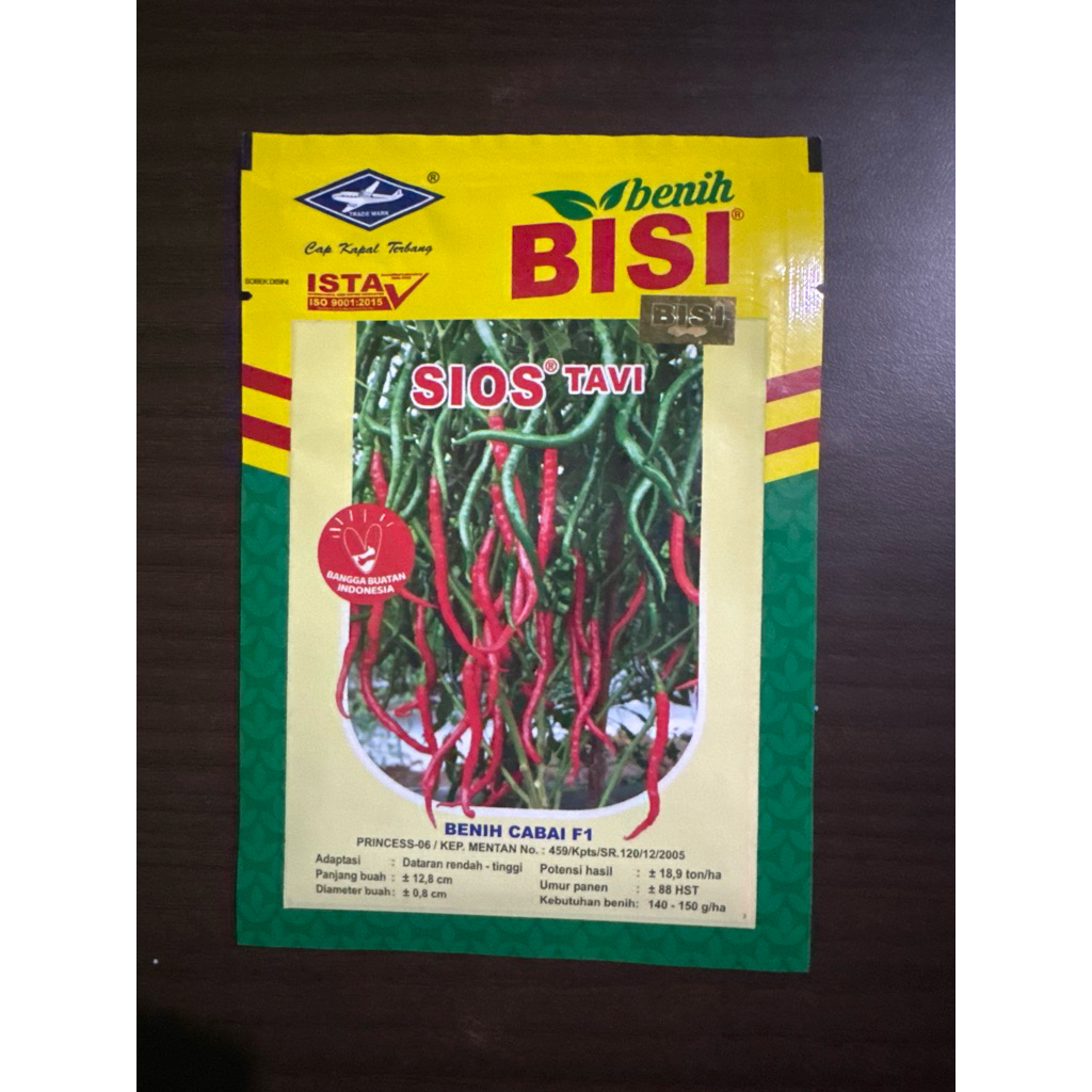 benih cabe keriting SIOS tavi F1 10gr