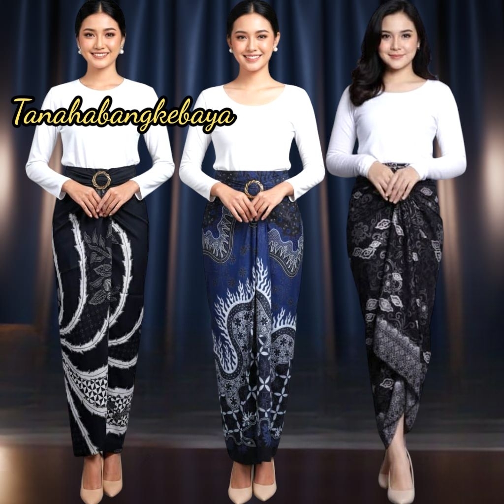 Rok lilit batik semi sutra rok lilit kondangan bawahan batik jarik rok kondangan rok beragam motif t