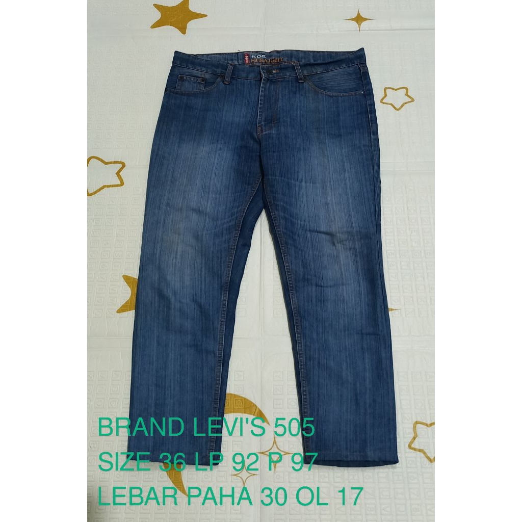 Celana Branded Pria Jumbo Size 32 ke Atas | Jeans, Chinos, Kargo Second Premium