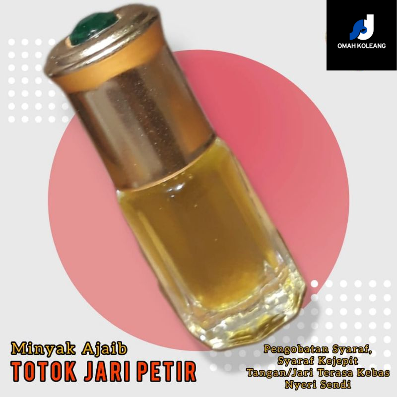 Minyak Totok JariPetir 3 ml Untuk Syaraf/Syaraf Kejepit/DLL