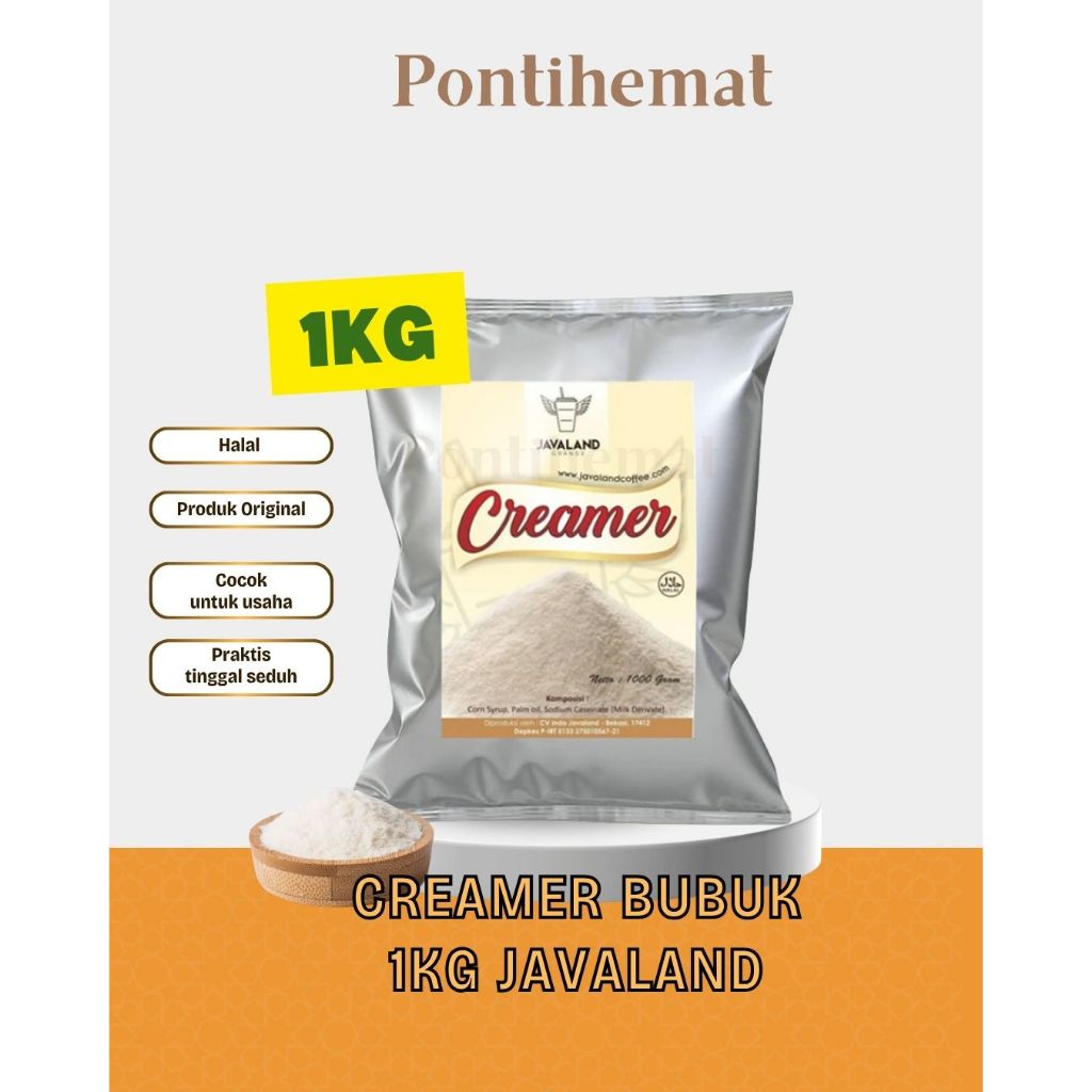 Krimer Bubuk 1kg Javaland Reg / Creamer Bubuk 1kg Javaland Regular