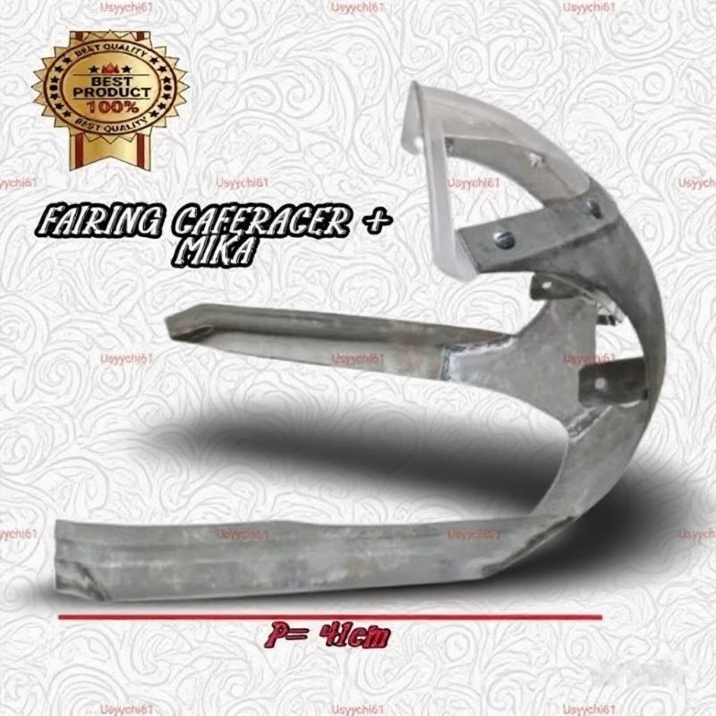 Fairing Caferacer Kaca Mika Tameng Visor Depan Cafe Racer Custom