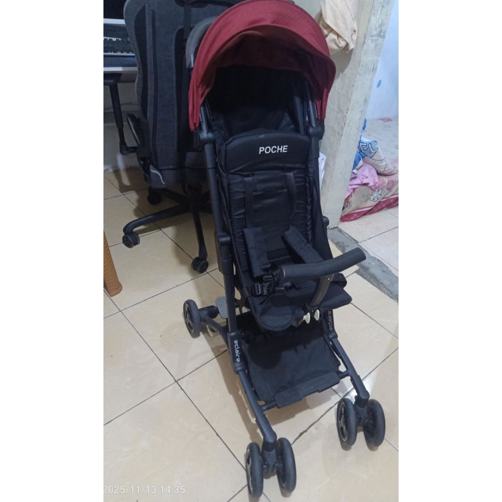 Poche Eclair Stroller pl | Stroller Cabin size | stroller bayi bisa dari NB newborn